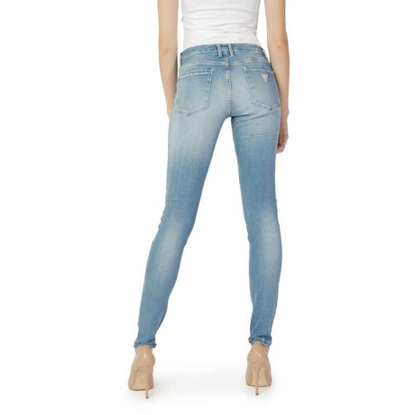 Guess Blue Cotton Skinny Jean - Hilstor