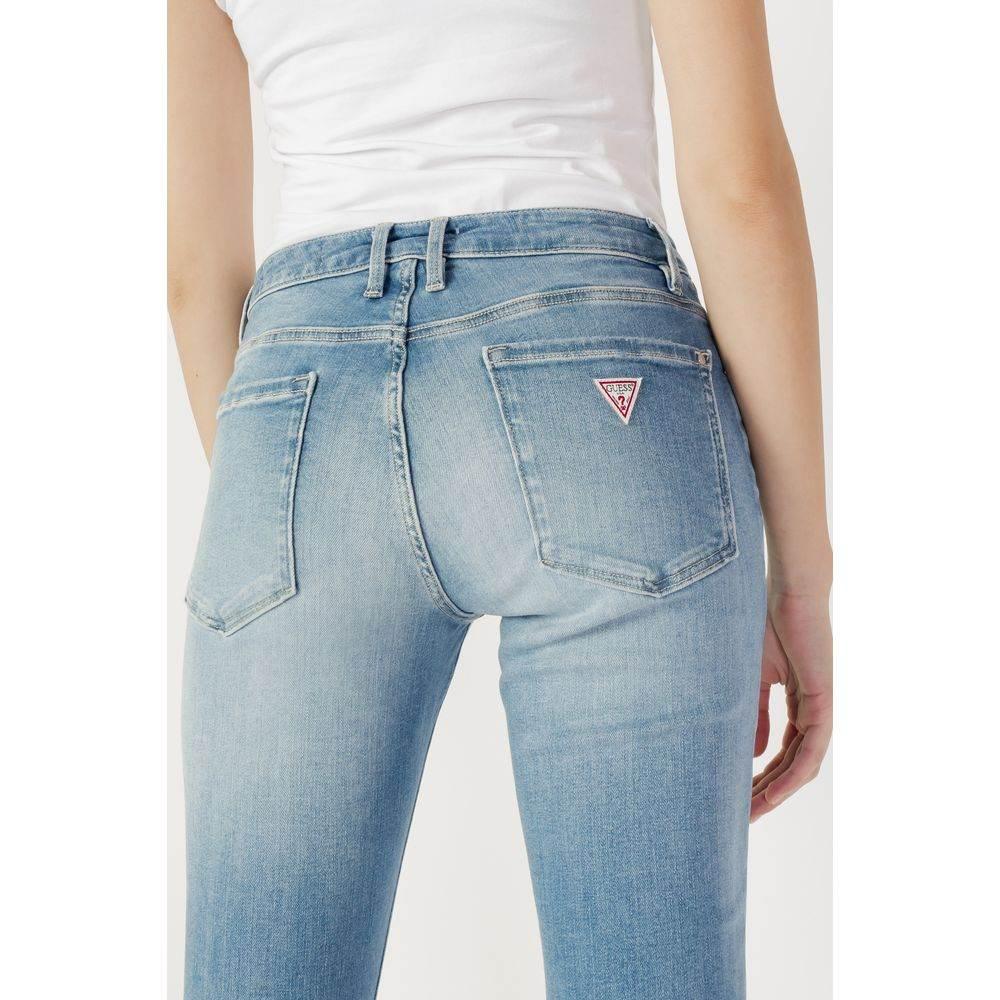 Guess Blue Cotton Skinny Jean - Hilstor