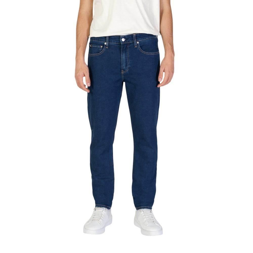 Calvin Klein Jeans Blue Cotton Slim Fit Jean - Hilstor