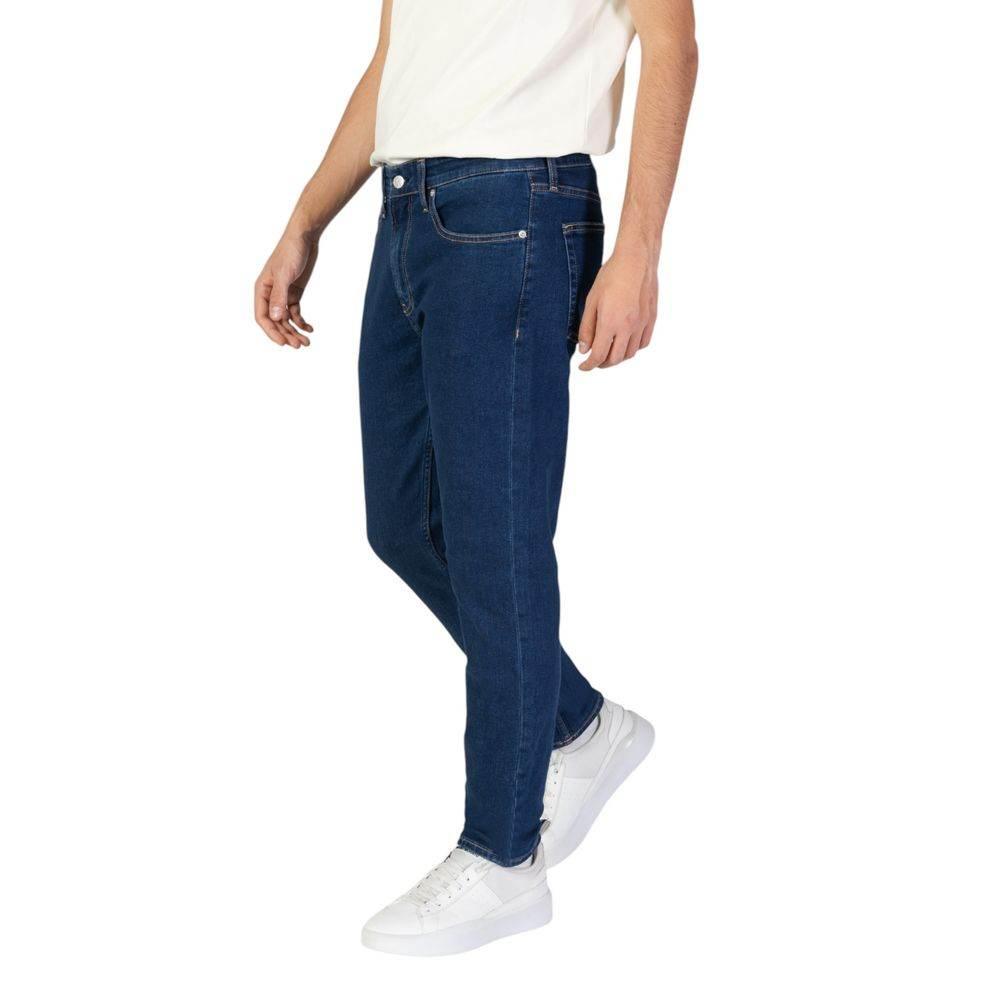 Calvin Klein Jeans Blue Cotton Slim Fit Jean - Hilstor