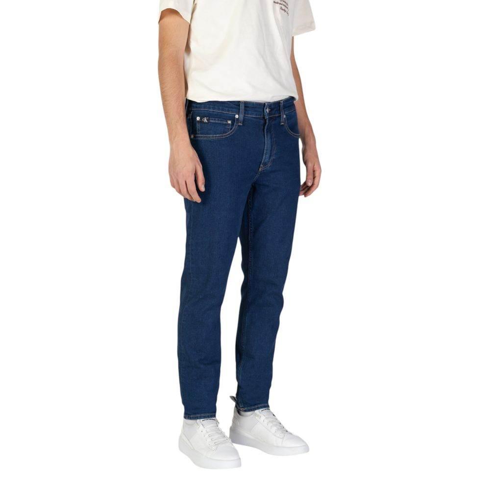 Calvin Klein Jeans Blue Cotton Slim Fit Jean - Hilstor