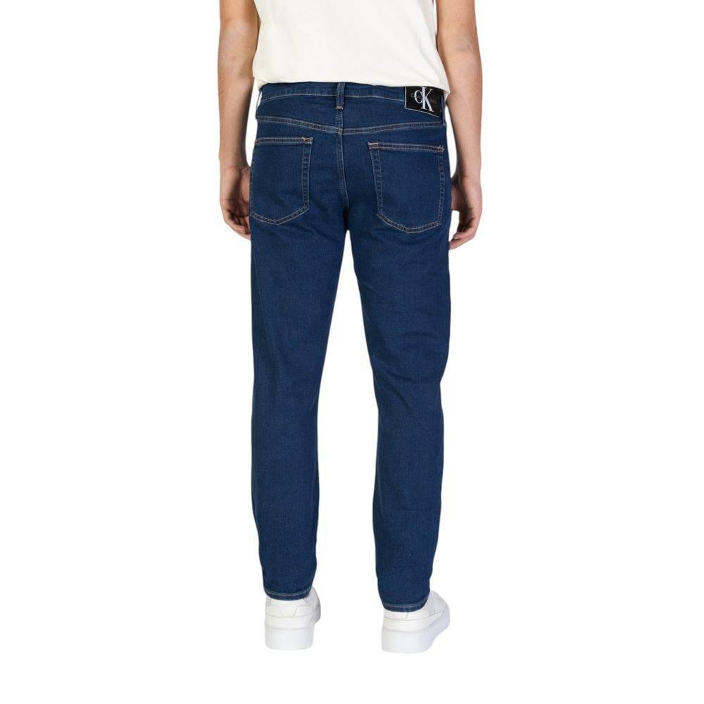 Calvin Klein Jeans Blue Cotton Slim Fit Jean - Hilstor