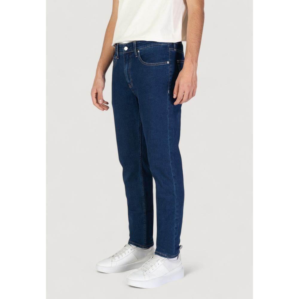 Calvin Klein Jeans Blue Cotton Slim Fit Jean - Hilstor