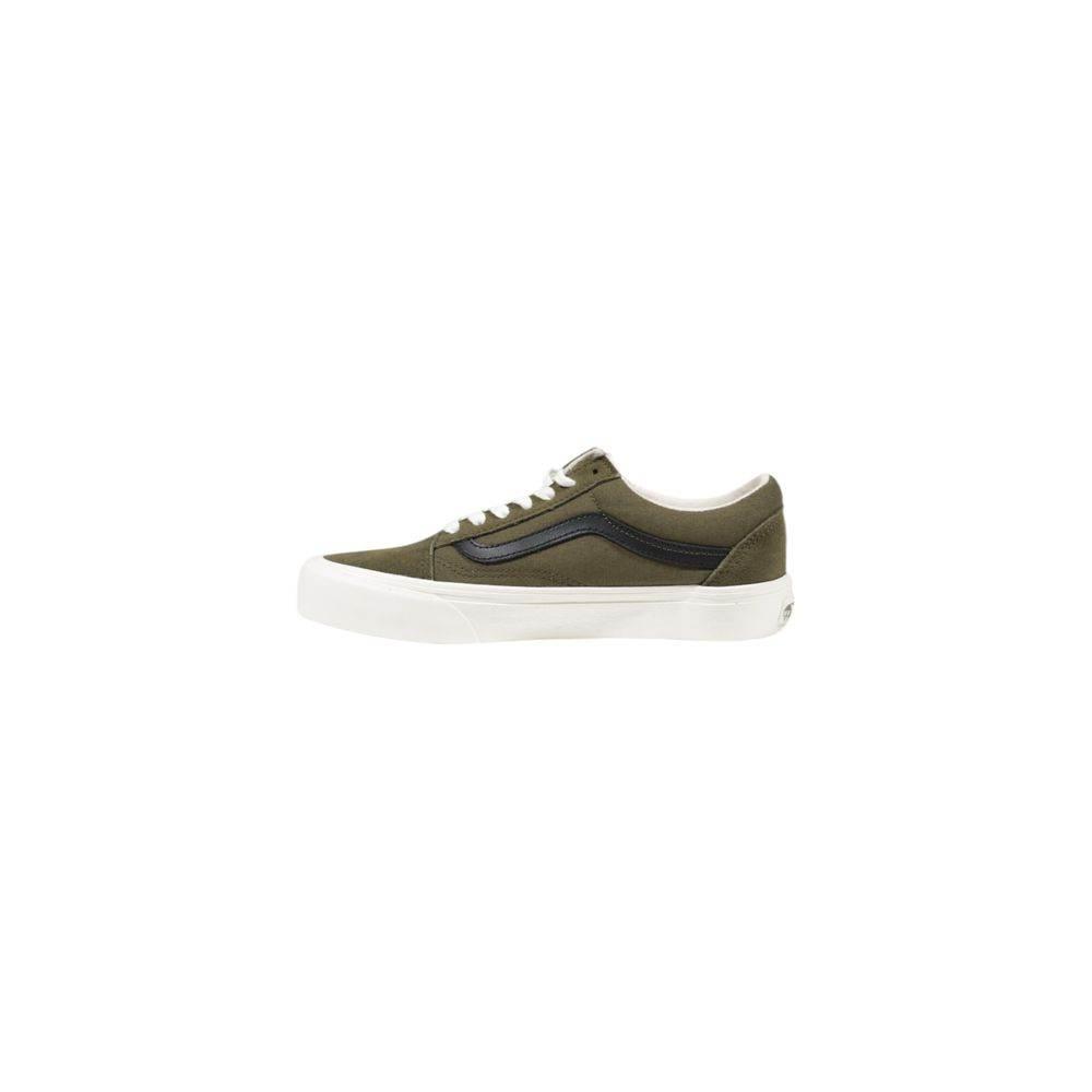 Vans Green Leather Sneaker - Hilstor