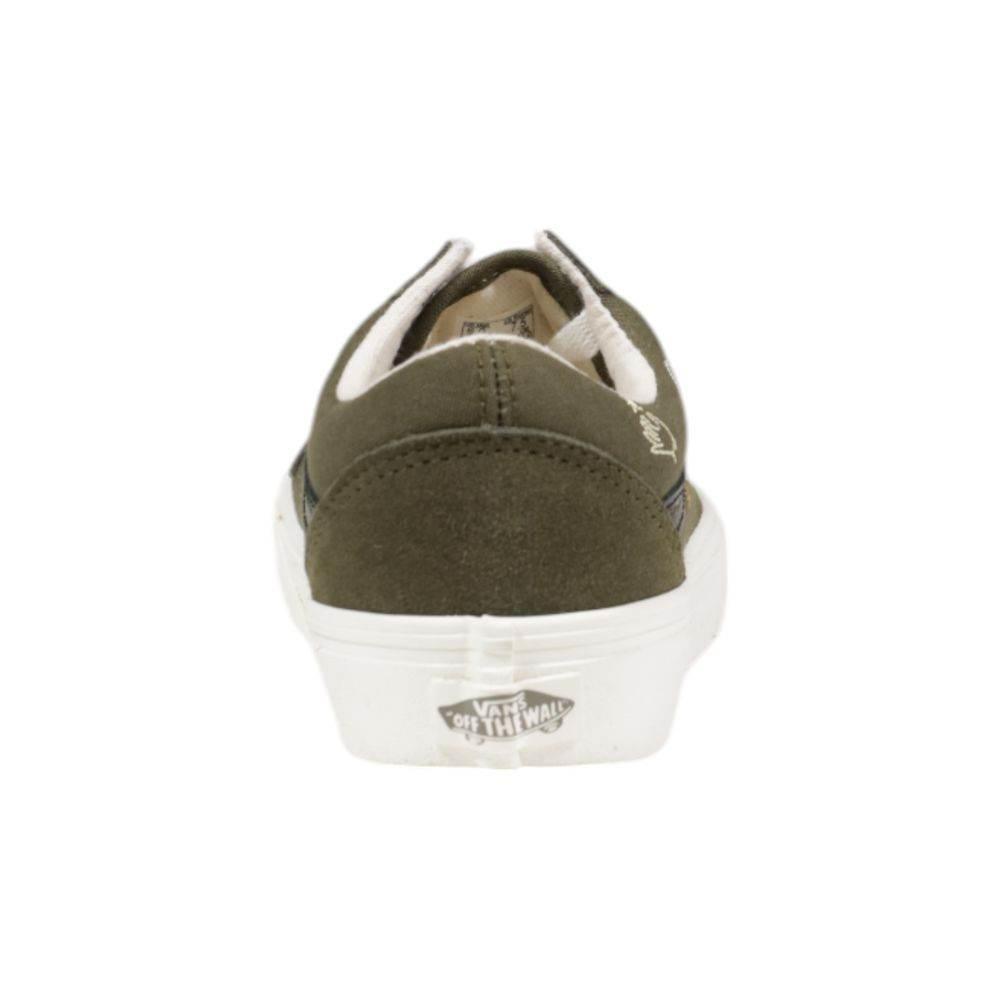 Vans Green Leather Sneaker - Hilstor
