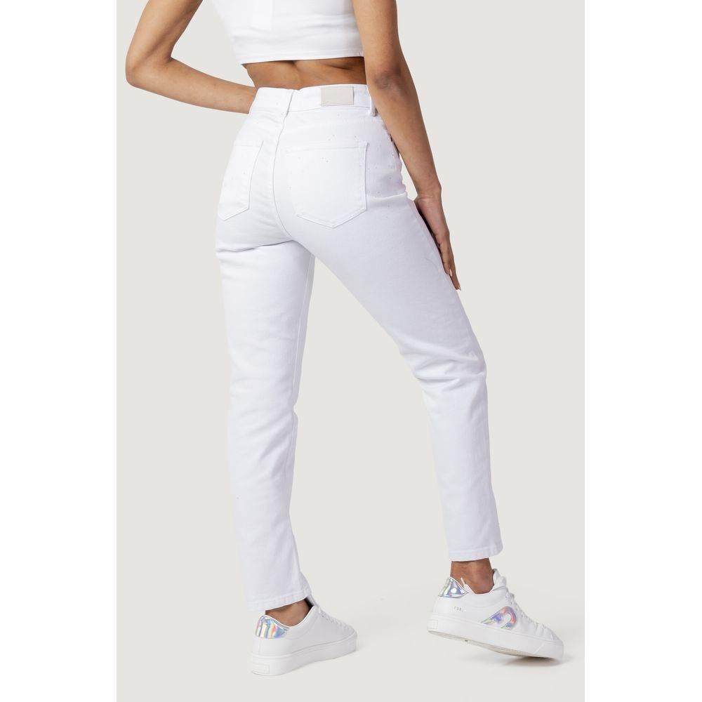 Only White Cotton Jeans & Pant - Hilstor