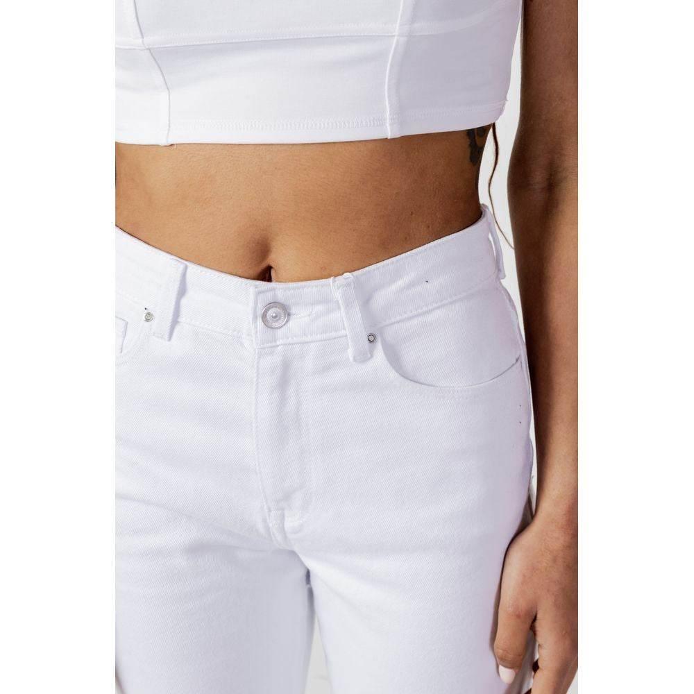 Only White Cotton Jeans & Pant - Hilstor