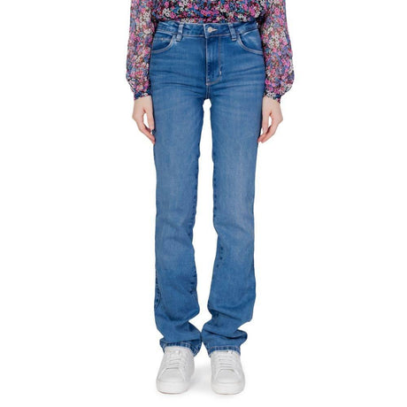 Guess Light Blue Organic Cotton Mom Jean - Hilstor
