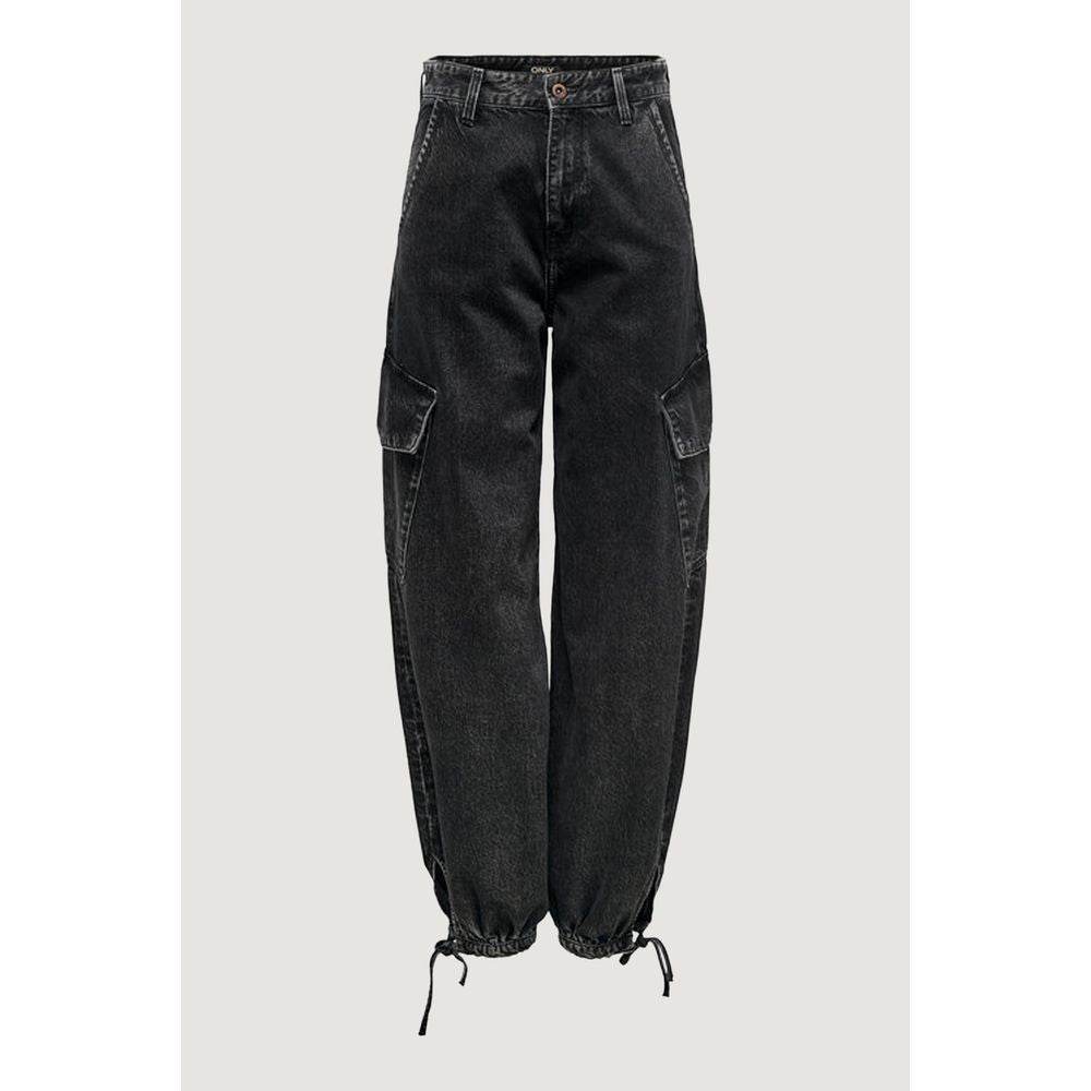 Only Black Cotton Jeans & Pant - Hilstor