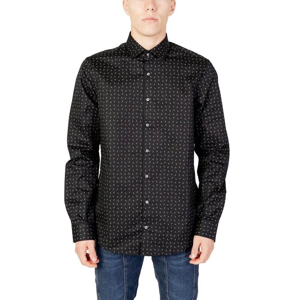 Calvin Klein Black Cotton Shirt - Hilstor