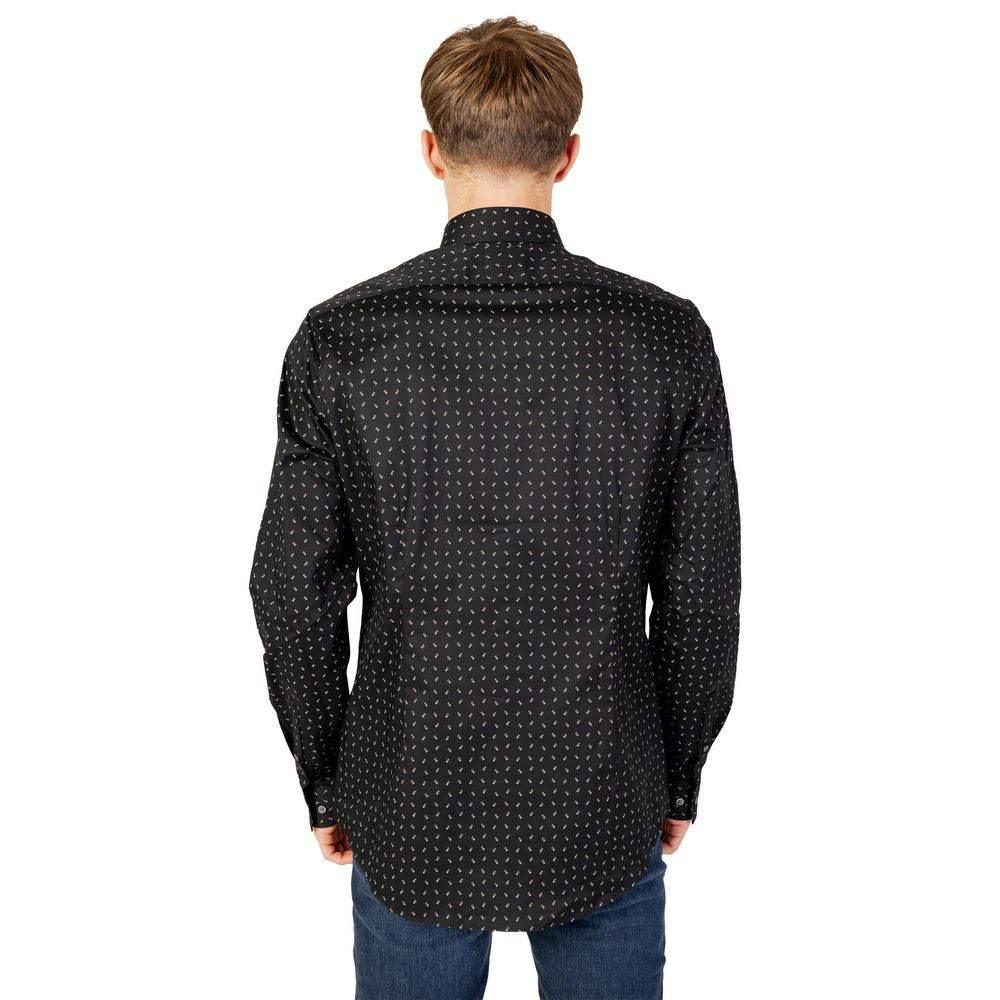 Calvin Klein Black Cotton Shirt - Hilstor