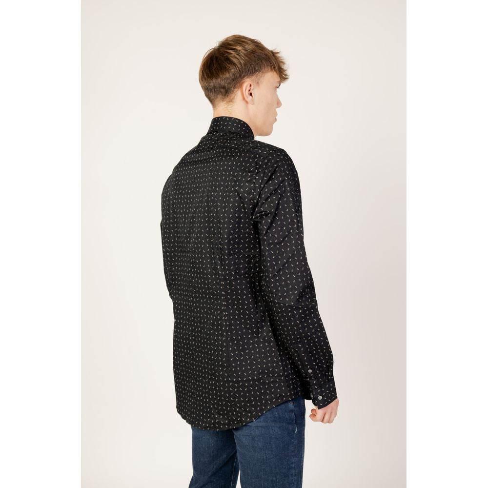 Calvin Klein Black Cotton Shirt - Hilstor