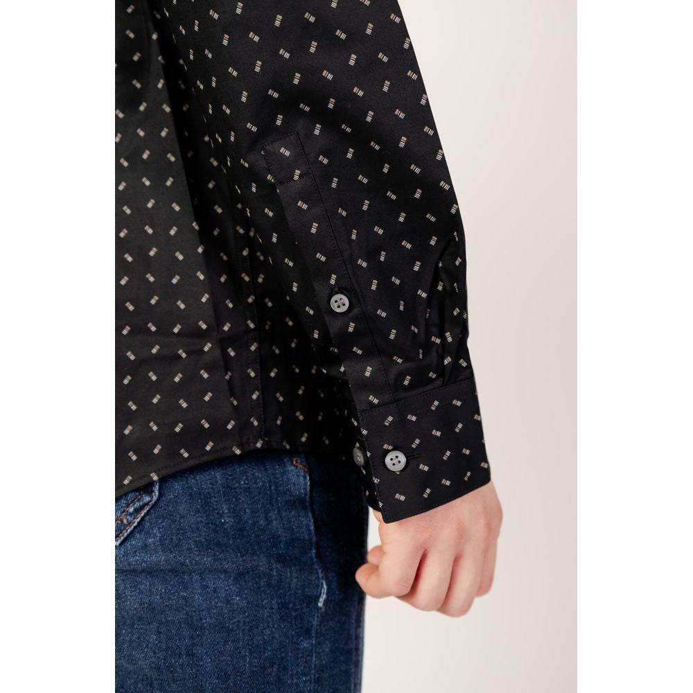 Calvin Klein Black Cotton Shirt - Hilstor