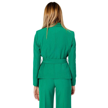 Sandro Ferrone Green Polyester Suits & Blazer - Hilstor
