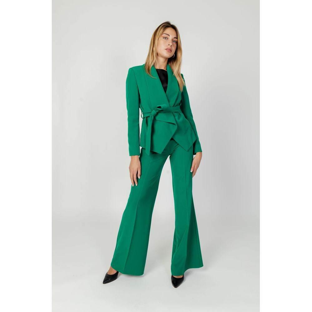 Sandro Ferrone Green Polyester Suits & Blazer - Hilstor