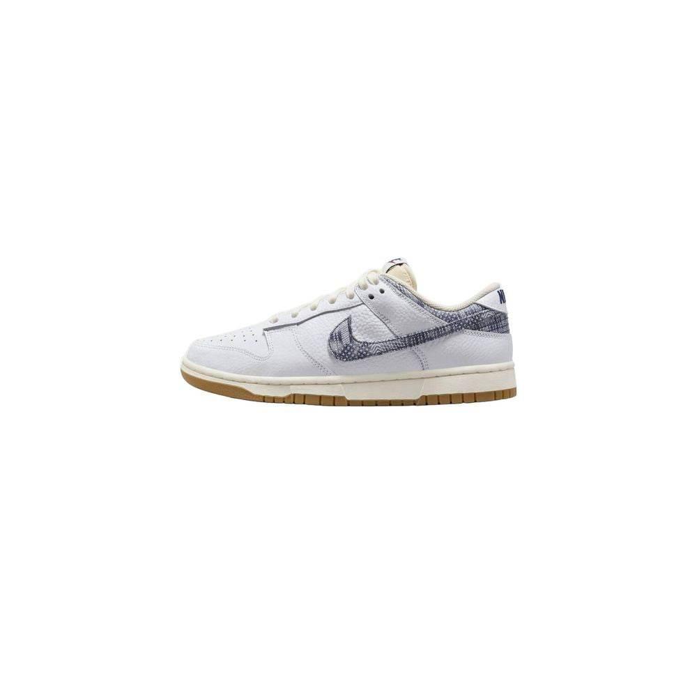 Nike Blue Leather Sneaker - Hilstor