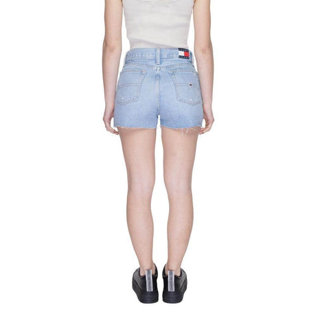 Tommy Hilfiger Jeans Light Blue Cotton Short - Hilstor