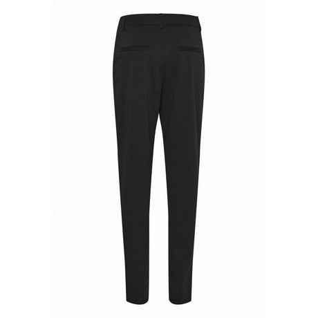 ICHI Black Recycled Polyester Pant - Hilstor