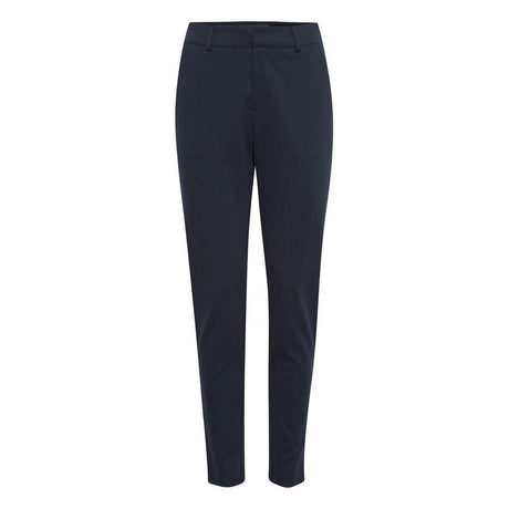 ICHI Blue Recycled Polyester Pant - Hilstor