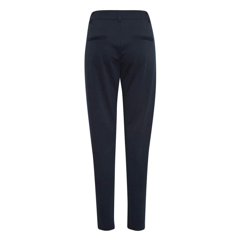 ICHI Blue Recycled Polyester Pant - Hilstor