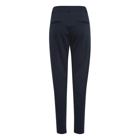 ICHI Blue Recycled Polyester Pant - Hilstor