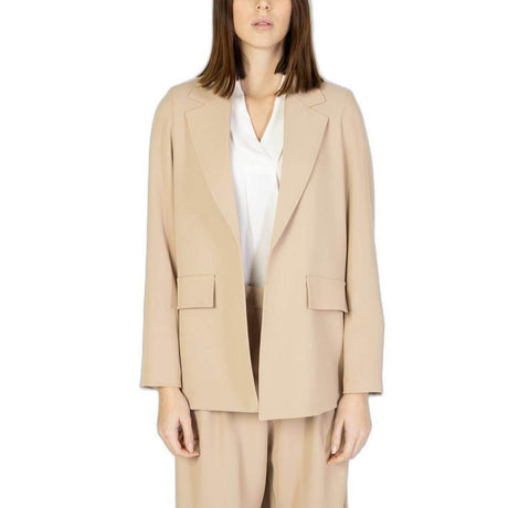Sandro Ferrone Beige Polyester Suits & Blazer - Hilstor