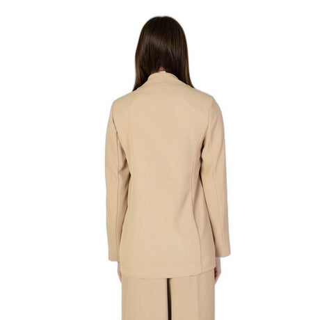 Sandro Ferrone Beige Polyester Suits & Blazer - Hilstor