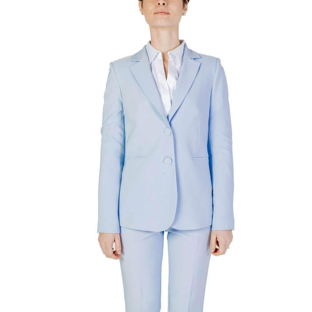 Sandro Ferrone Blue Polyester Suits & Blazer - Hilstor