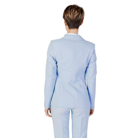 Sandro Ferrone Blue Polyester Suits & Blazer - Hilstor