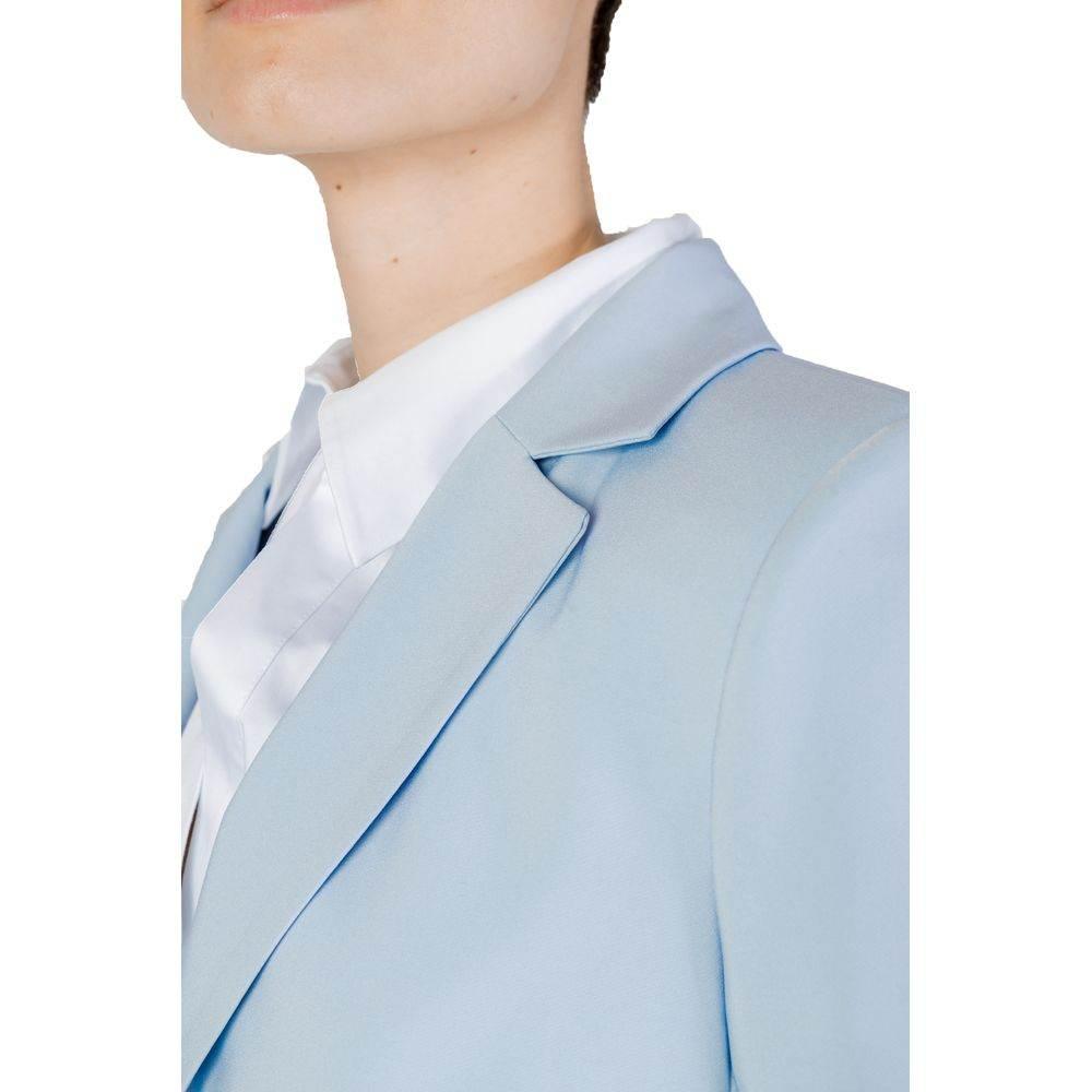 Sandro Ferrone Blue Polyester Suits & Blazer - Hilstor