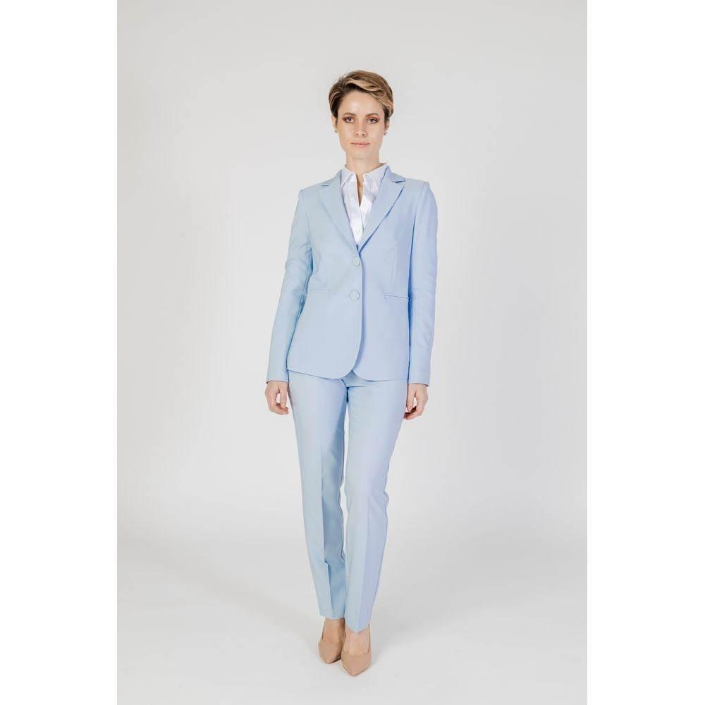 Sandro Ferrone Blue Polyester Suits & Blazer - Hilstor