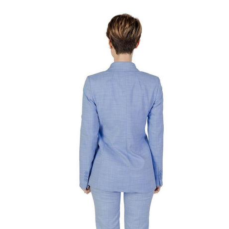 Sandro Ferrone Blue Viscose Suits & Blazer - Hilstor