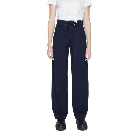 Street One Blue Viscose Pant - Hilstor