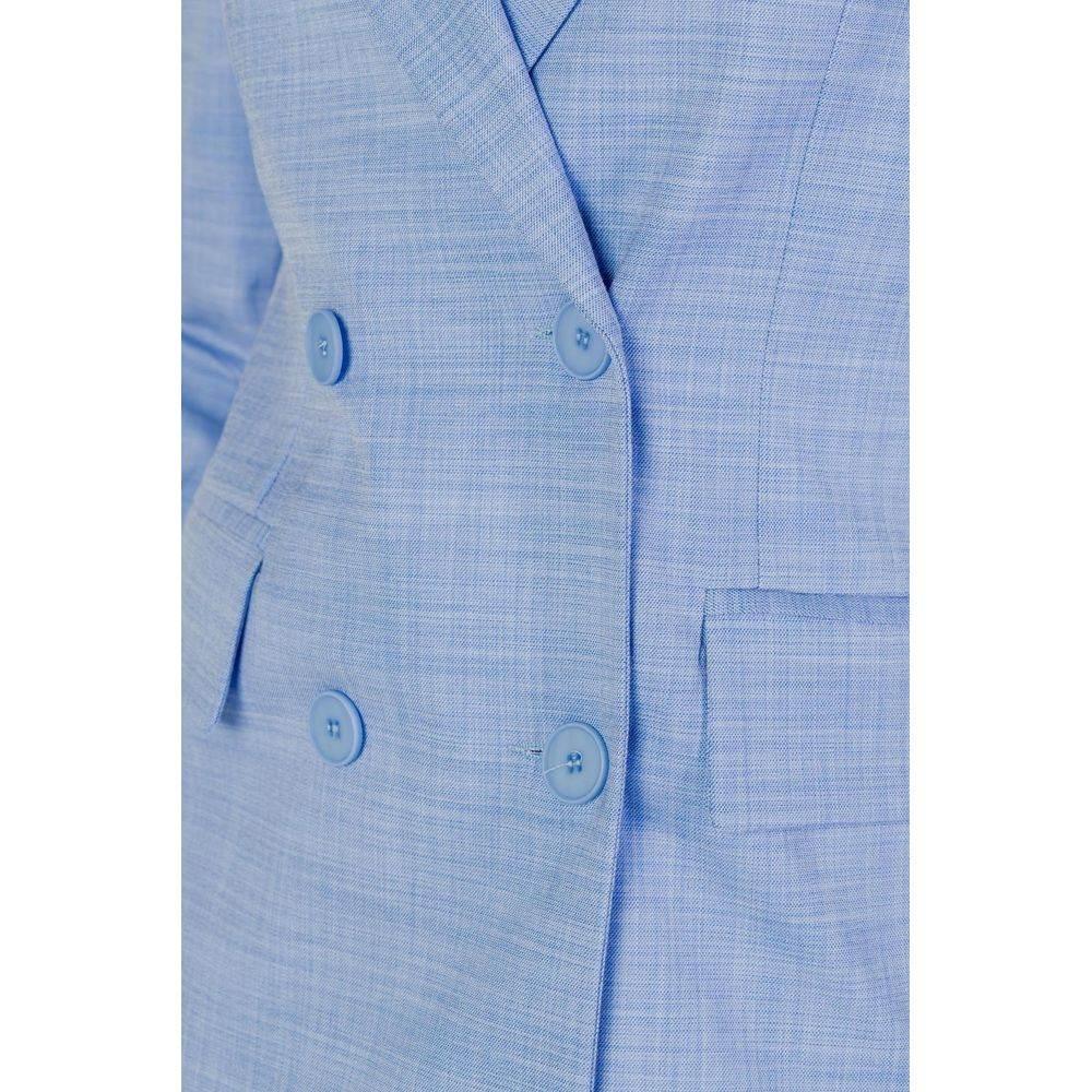 Sandro Ferrone Blue Viscose Suits & Blazer - Hilstor