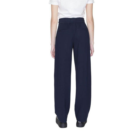 Street One Blue Viscose Pant - Hilstor