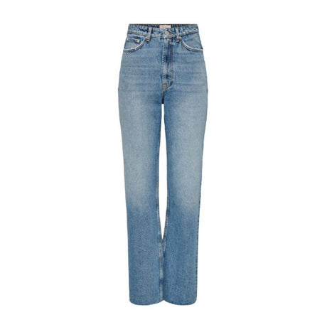 Only Light Blue Cotton Jeans & Pant - Hilstor