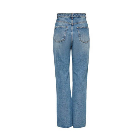 Only Light Blue Cotton Jeans & Pant - Hilstor