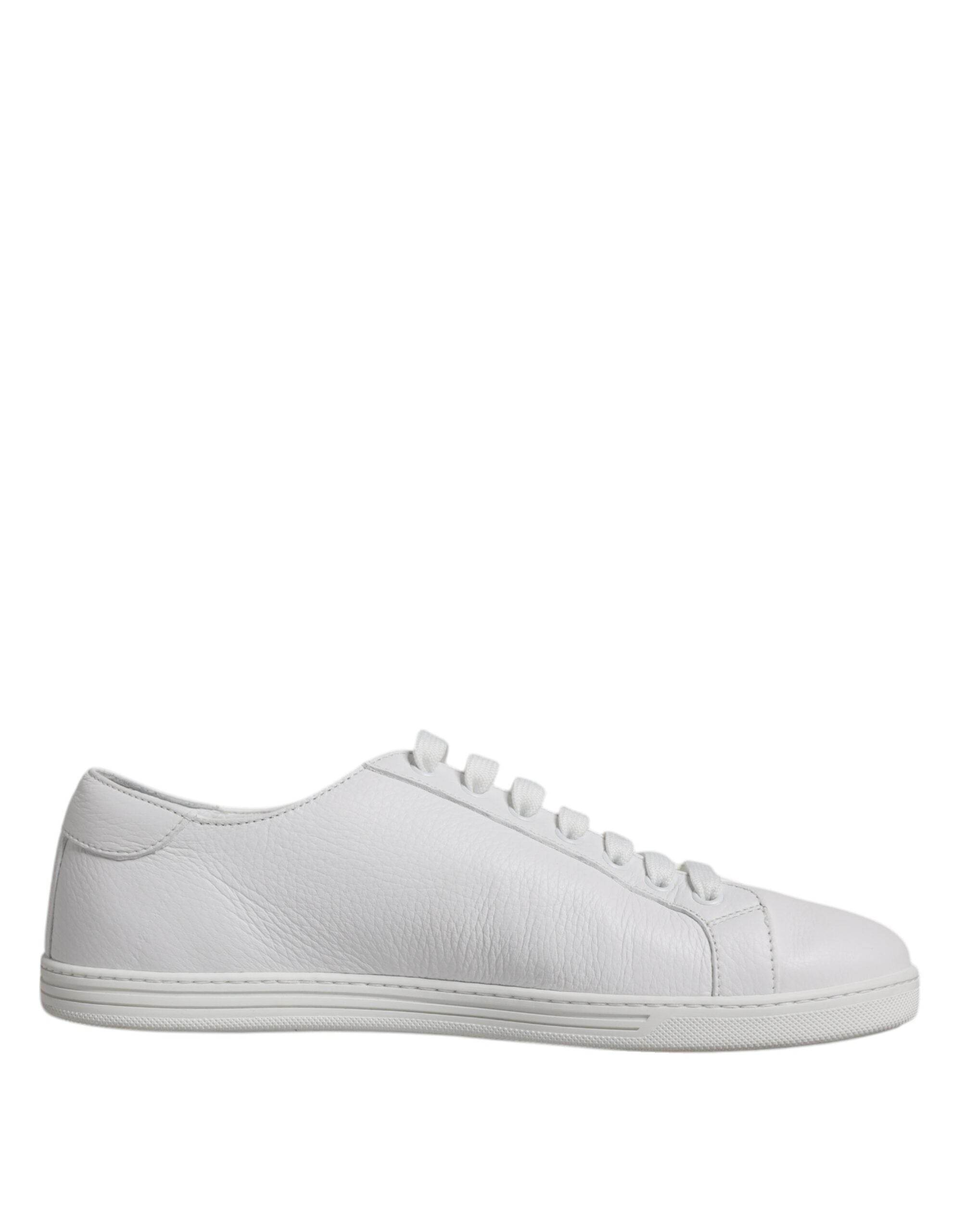 Dolce & Gabbana White Low Top Men Saint Tropez Sneakers Shoes - Hilstor