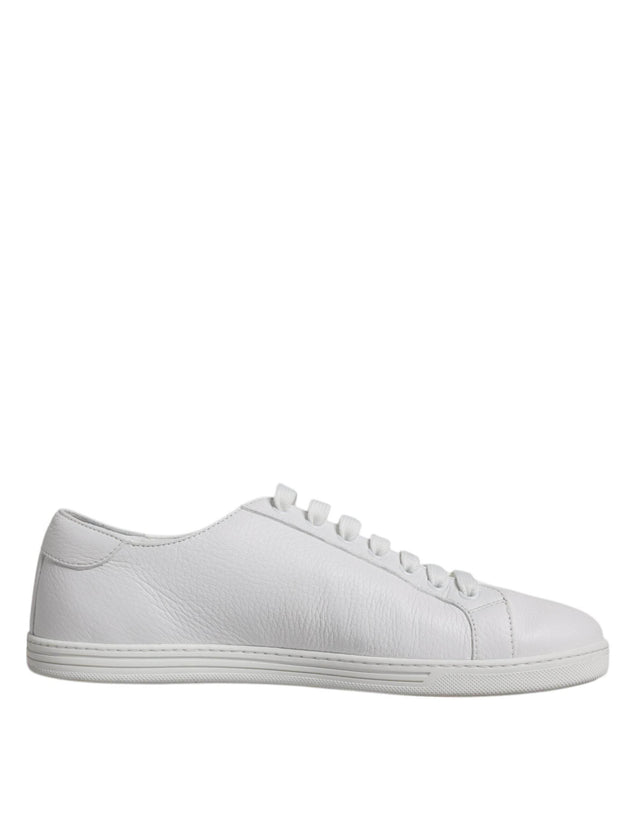 Dolce & Gabbana White Low Top Men Saint Tropez Sneakers Shoes - Hilstor