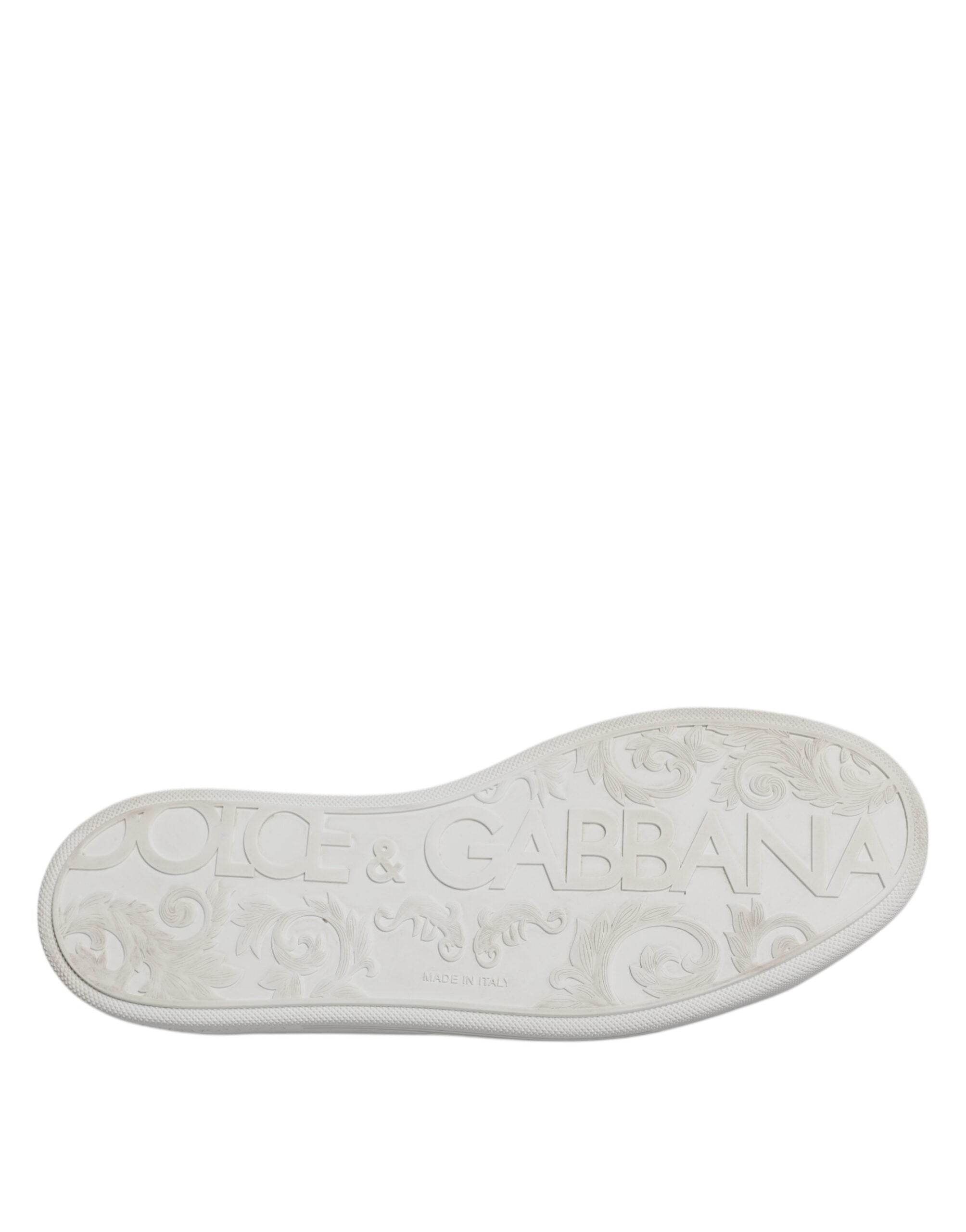 Dolce & Gabbana White Low Top Men Saint Tropez Sneakers Shoes - Hilstor