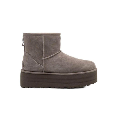 UGG Gray Suede Leather Boot - Hilstor