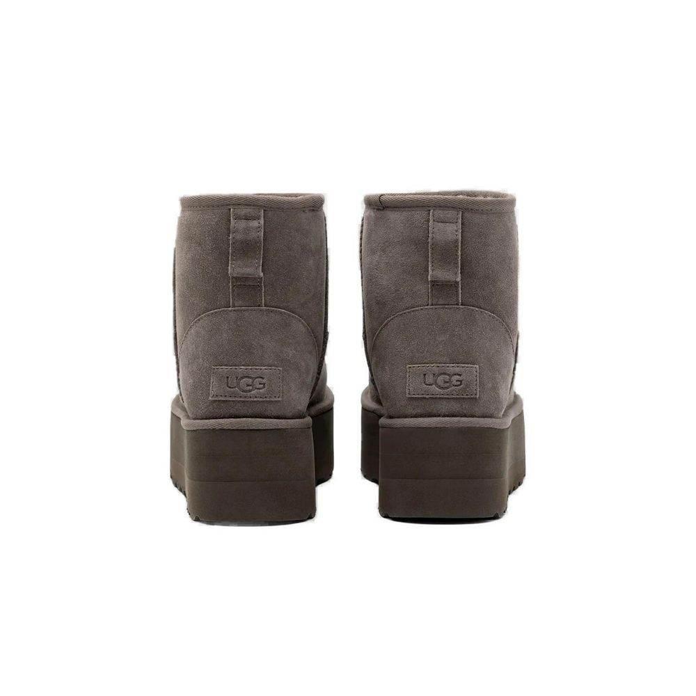 UGG Gray Suede Leather Boot - Hilstor
