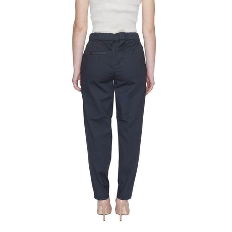 Street One Gray Cotton Pant - Hilstor