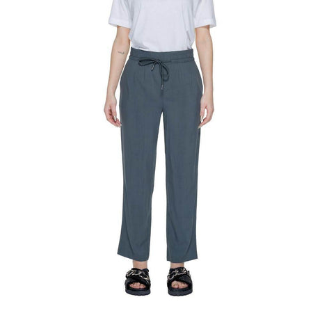 Street One Green Viscose Pant - Hilstor