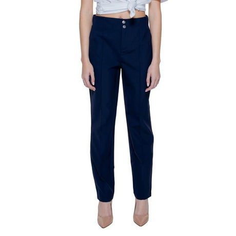 Street One Blue Polyamide Pant - Hilstor