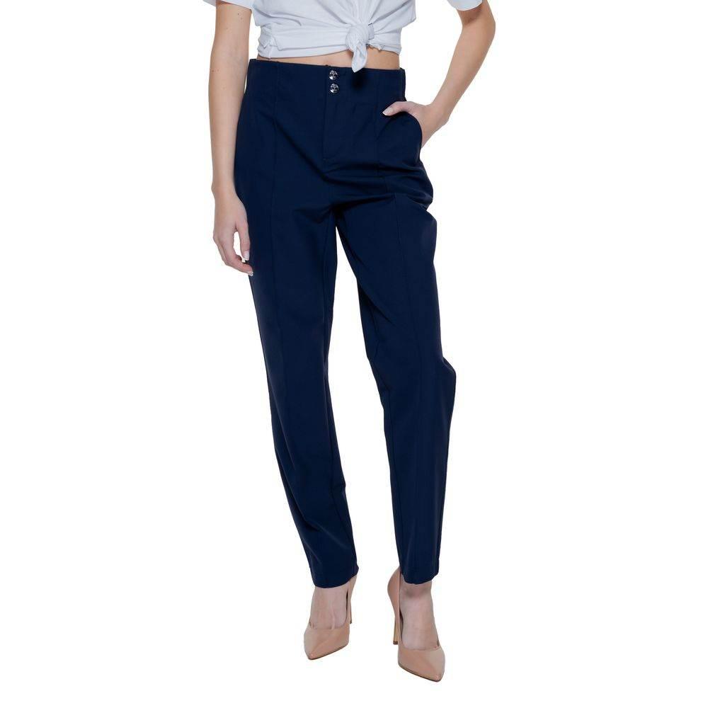 Street One Blue Polyamide Pant - Hilstor