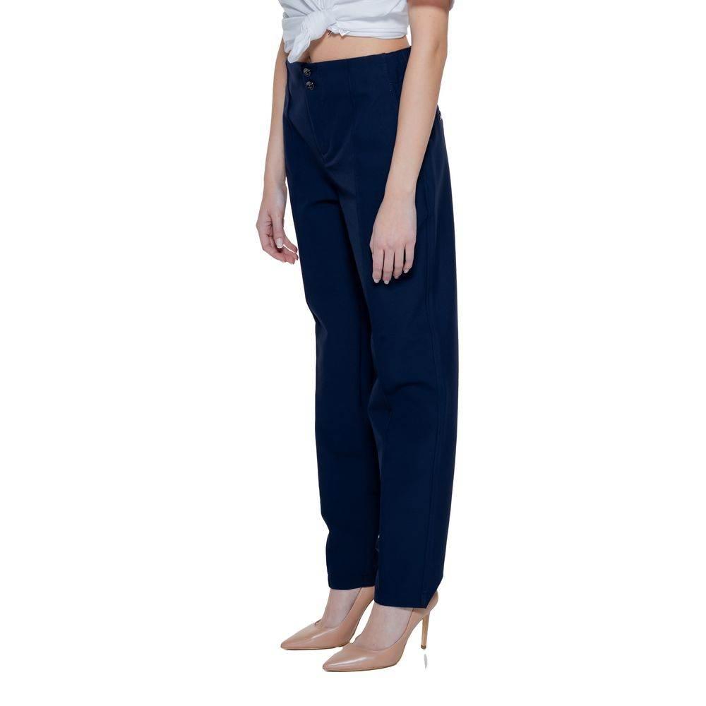 Street One Blue Polyamide Pant - Hilstor