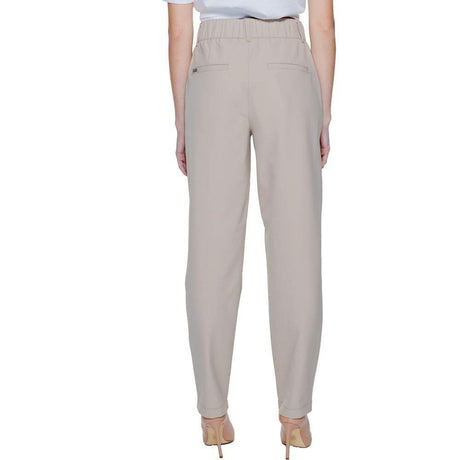 Street One Beige Polyamide Pant - Hilstor