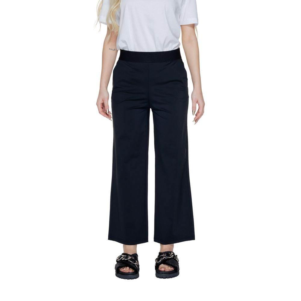 Street One Black Polyamide Pant - Hilstor