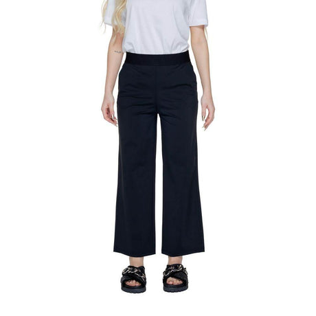 Street One Black Polyamide Pant - Hilstor
